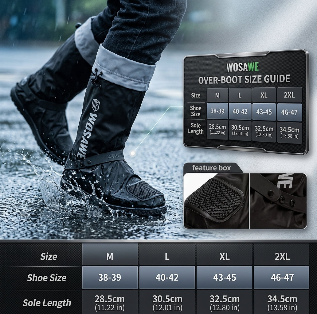 SplashGuard Waterproof Shoe Covers