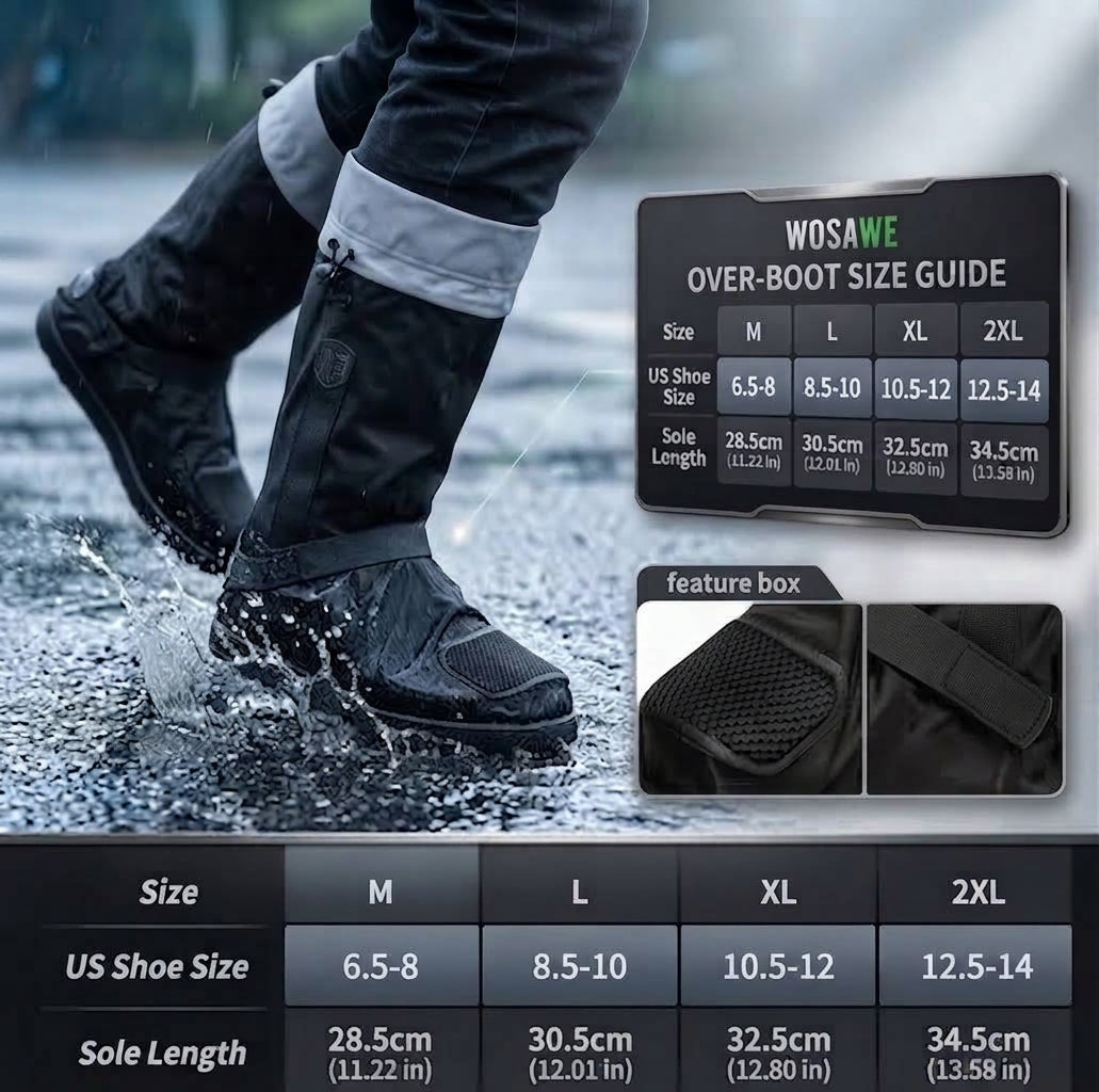SplashGuard Waterproof Shoe Covers